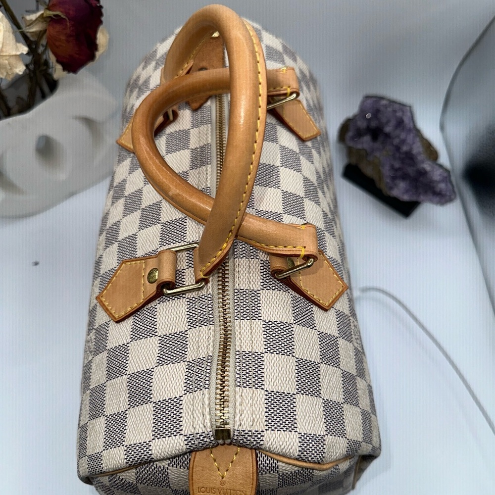 Louis Vuitton Speedy 30 Damier Azur with dusty and COA - Picture 3 of 12
